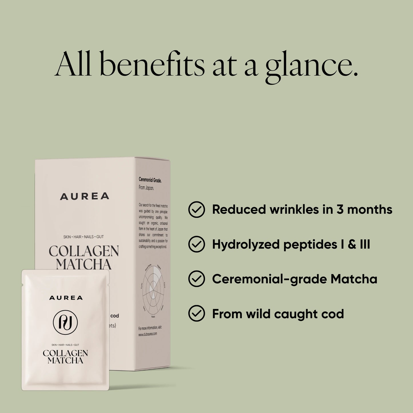 Collagen Matcha Sachets